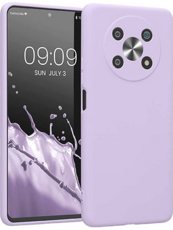 KWmobile Soft Slim Flexible Rubber Cover with Camera Protector - Θήκη Σιλικόνης Honor Magic4 Lite με Πλαίσιο Κάμερας - Lavender (59335.108)