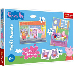 Παιδικό Puzzle Trefl Peppa Pig 30 + 48 Κομμάτια