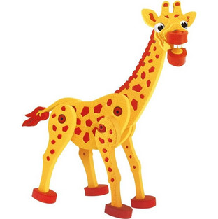 Παιδικό Puzzle Play Wild 3D Foam Καμηλοπάρδαλη 110 Κομμάτια