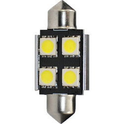 M-tech C5W / C10W LED Λευκό 12V 0,96W 36mm 2τμχ