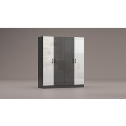 Τετράφυλλη ντουλάπα Apolo6 160x52x181 DIOMMI 33-142