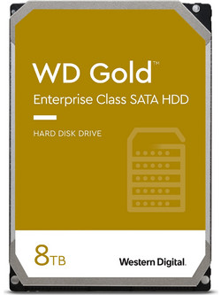 Western Digital Gold 8TB HDD Σκληρός Δίσκος 3.5" Sata 3 7200rpm με 256MB Cache