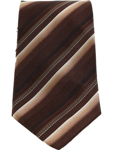 BOSS ΓΡΑΒΑΤΑ 9CM ΡΙΓΕ ΚΑΦΕ