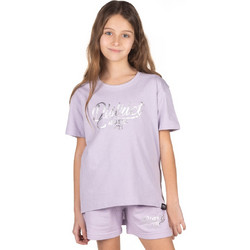 District75 Παιδικό T-Shirt Κοντομάνικο Λιλά 123KGSS-698-0V8