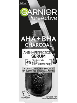 Garnier Pure Active Charcoal Anti-Imperfection Serum Προσώπου για Ακμή με BHA 30ml