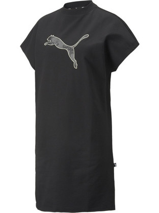 Puma Summer Graphic Mini Καλοκαιρινό Αθλητικό Φόρεμα Μαύρο 848413-01