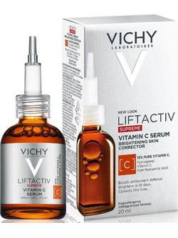 Vichy Liftactiv Supreme Vitamin C Αντιγηραντικό Serum Προσώπου για Ανάπλαση & Λάμψη με Βιταμίνη C 30ml