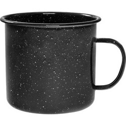 Mil-Tec Western Cup Enamelled 680ml - Black