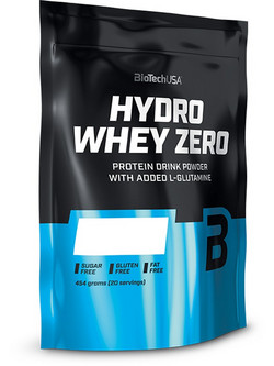 Biotech USA Hydro Whey Zero Chocolate Πρωτεΐνη Ορού Γάλακτος Γράμμωσης Χωρίς Λακτόζη & Γλουτένη 454gr