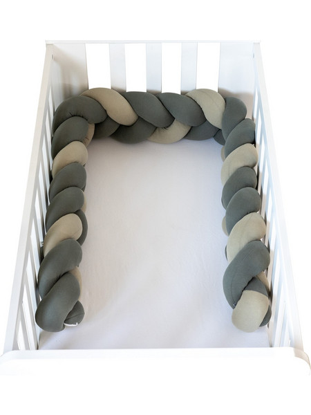 Bubaba Πάντα Κούνιας Πλεξούδα Μέντα 15x235cm