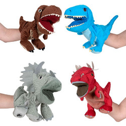 Assorted Jurassic World hand plush puppet 8 Τεμ