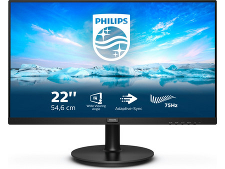 Philips 221V8LD VA Monitor 21.5" 1920x1080 FHD 75Hz 4ms