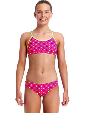 Funkita Racerback Αθλητικό Γυναικείο Μαγιό Bikini Set Πολύχρωμο FS02G01982