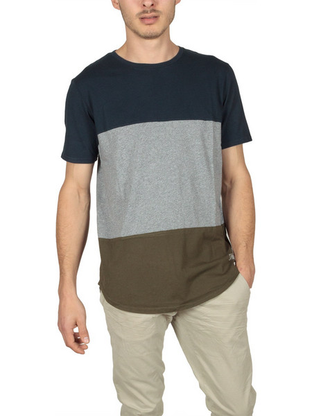 Globe Piper ανδρικό t-shirt μπλε-γκρι-χακί gb01611009