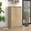 vidaXL Παπουτσοθήκη Ξύλινη Sonoma Μ59xΠ35xΥ100cm 811442