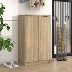 vidaXL Παπουτσοθήκη Ξύλινη Sonoma Μ59xΠ35xΥ100cm 811442