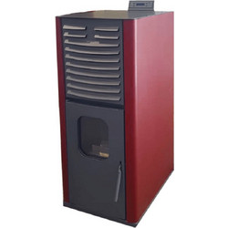 Mytherm Ioli TSA 27 Bordeaux Σόμπα Pellet Καλοριφέρ Αερόθερμη 33kW