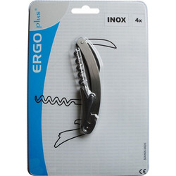 ERGO Aνοιχτήρι Inox Με 4 Λειτουργίες