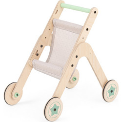 MamaToyz Trio Stroller Καρότσι Ξύλινη Περπατούρα 9m+