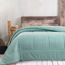 Rythmos Κουβερτοπάπλωμα Μονό 160x220 Croco Aqua