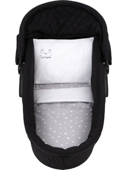 KikkaBoo Joyful Mice Σετ Λίκνου Grey 6τμχ
