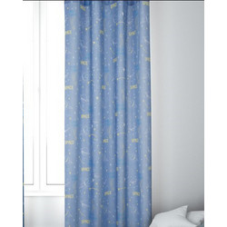 Kipper Flamingo Παιδική Κουρτίνα με Τρουκς 140x260 Space Light Blue