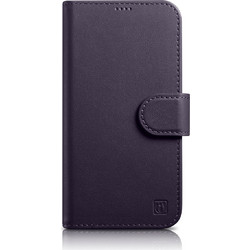 iCarer Wallet Case 2in1 Leather Flip Θήκη Dark Purple (iPhone 14 Plus)