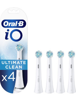 Oral-B iO Ultimate Cleaning White Ανταλλακτικές Κεφαλές 4τμχ
