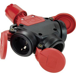 Βιομηχανικό ταφ καουτσούκ 16Α 250V IP44 PCE 25311-S - 104-025311000