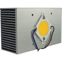 Πλακέτα COB EPISTAR 20W ψυχρό φως 6500k 2420Lm με ορθογώνια ψύκτρα αλουμινίου & καλώδιο σύνδεσης - COB2065