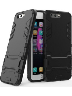 Θήκη Κινητού BBR Iron Αντικραδασμική (Armor - Shockproof ) με ενσωματωμένη βάση στήριξης (Kickstand ) για HONOR 9 BLACK
