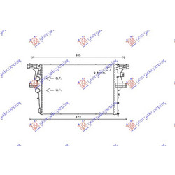 Ψυγειο 2,3 Τ.D (63.8x43.9x38) M/A Iveco Daily 11-14 - 405006300
