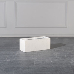 Spacegreen Γλάστρα Πήλινη Ορθογώνια Dusty Μπεζ S 50x20x20 εκ