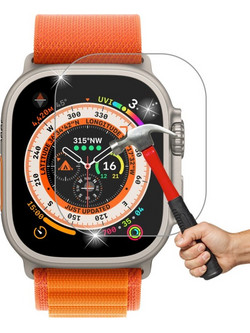 GL5041 TEMPERED GLASS ΓΙΑ APPLE WATCH 49mm CLEAR