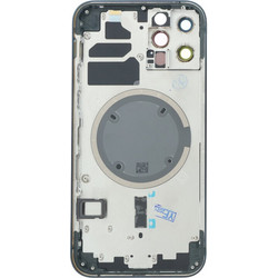 Middle Frame + Battery Door + Back Camera Lens and Bezel + Side Buttons + SIM Card Tray for iPhone 12 Pro European Version Blue