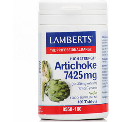 Lamberts Artichoke 7425mg Φυτικές Ίνες 180 Ταμπλέτες