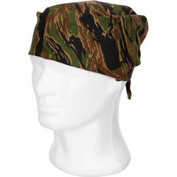 MFH Bandana 55x55cm Cotton - Tiger Stripe