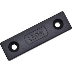 ΠΑΤΙΝΙ ΠΛΑΣΤΙΚΟ ΒΙΔΩΤΟ ΠΛΑΚΕ 55Χ15ΜΜ (500ΤΜΧ) LEON Μαύρο