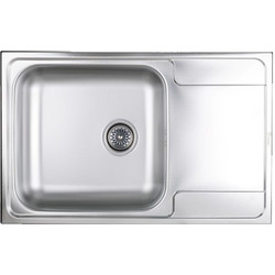 Donau 194DE Νεροχύτης Inox Αντιστρεφόμενος Σαγρέ 79x50cm