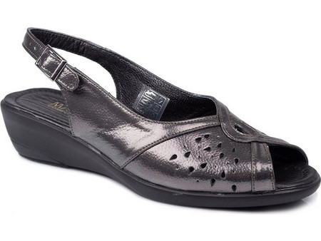 Apostolidis Shoes S258-813 Platinum (Ανθρακί)