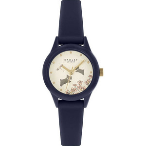 Radley London Γυναικείο Ρολόι με Μαύρο Καουτσούκ Λουράκι RY21282