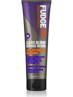 Fudge Clean Blonde Damage Rewind Violet-Toning Σαμπουάν για Προστασία Χρώματος για Βαμμένα Μαλλιά 250ml