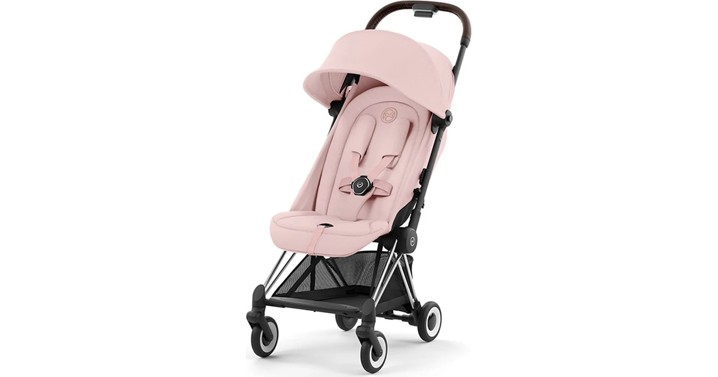 Cybex Platinum Coya Καρότσι Μωρού Peach Pink Chrome Frame | BestPrice.gr