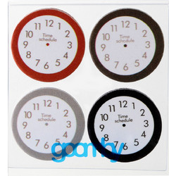 Σελιδοδείκτες Clocks 4τεμ