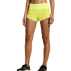 Saucony Outpace Αθλητικό Γυναικείο Σορτς Lime SAW800421-CT