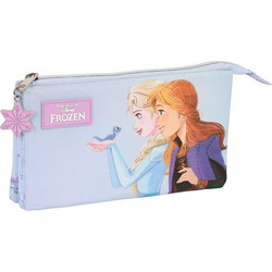 Safta Frozen Believe Κασετίνα με 3 Θήκες Λιλά 812315744