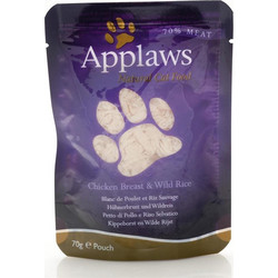 Applaws Adult with Chicken Breast & Wild Rice 70gr