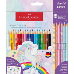 Faber-Castell Grip Unicorn Ξυλομπογιές Σετ 24τμχ