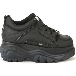 Buffalo Γυναικεία Sneakers Flatforms Μποτάκια Μαύρα LONDON15332291
