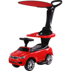 FreeON Free2Play Sport Mini Περπατούρα Ride On Αυτοκινητάκι με Χειρολαβή 12m+ Κόκκινη